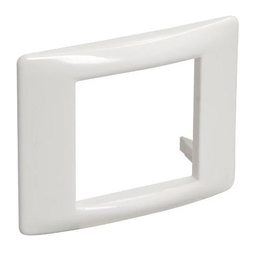 Рамка IEK рамка и суппорт CKK-40D-RU2-K01 прямая 45х45 2xMosaic белый фото 1