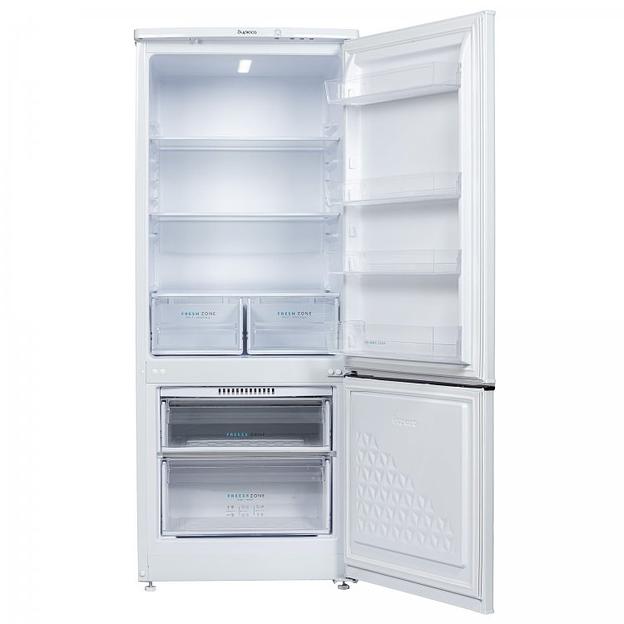 Холодильник Бирюса 551 белый, двухкамерный 180/60л морозилка снизу, автоматическое оттаивание фото 2