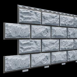 Фасадная панель Доломит, Альпийский прокрашенный, Серо-голубой фото 1