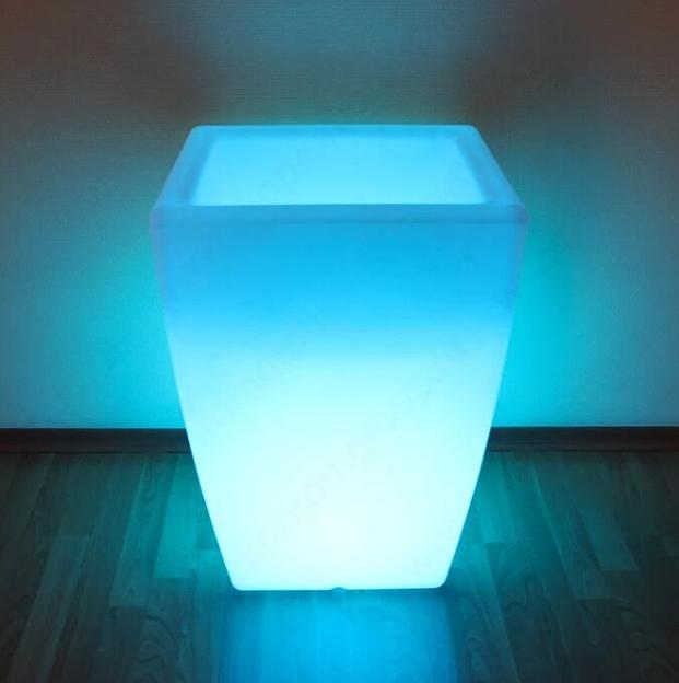 Световое кашпо Flox P 900 с беспроводной RGB подсветкой ОПТ фото 2