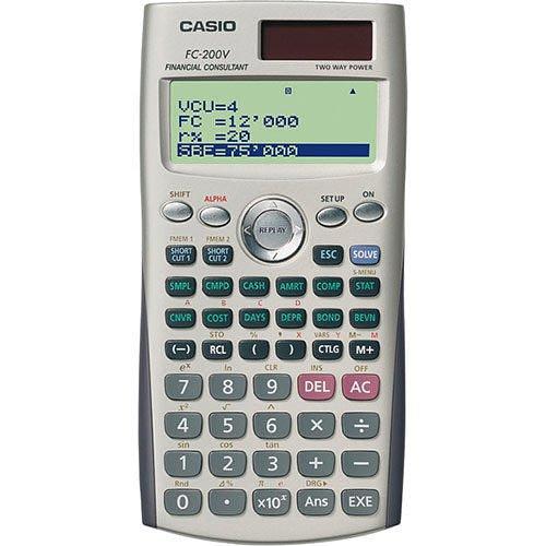Калькулятор финансовый CASIO FC-200V-2-W-ET фото 1