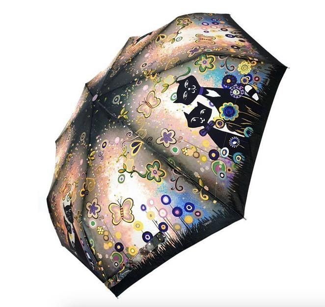 Зонт женский «Diniya» 58 см Х8К Кошки, опт фото 1