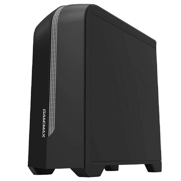 GameMax Корпус Centauri Black Gray без БП (ATX,Черн-сер,USB3.0, Зак.стекло, 1*120мм. RGB, пыл.фил.) фото 1