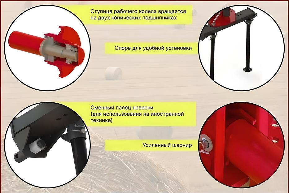 Грабли ворошилки ГКП-3,0Н S7 фото 2