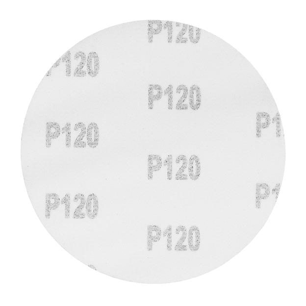 Круг абразивный MATRIX на ворсовой подложке под "липучку", P 120, 125 мм, 10 шт. 73855 фото 2