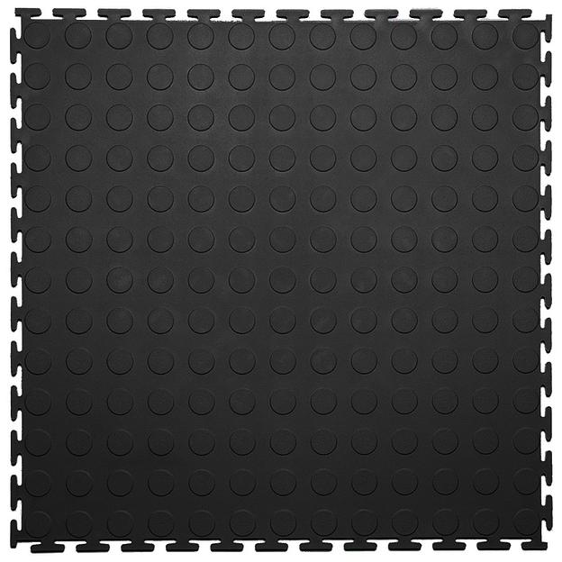 Sold Prom - универсальное покрытие, толщина 7 мм, Цвет Черный RAL 9005, Толщина модуля 7 мм. фото 1