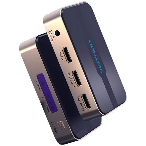 Разветвитель - сплиттер Vention HDMI 19F/2x19F на 2 монитора Разветвитель Vention HDMI 19F/HDMI 19F x 2 (ACBG0) фото 8