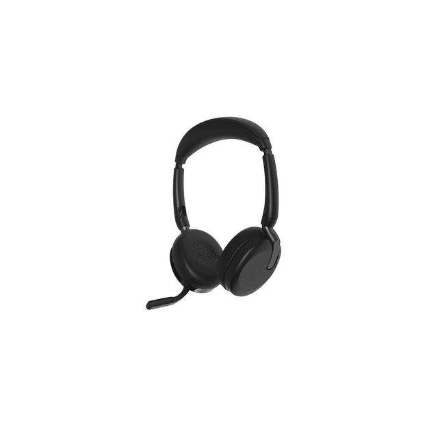 Гарнитура Jabra Evolve2 65 Flex, для компьютера/мобильных устройств, накладные, Bluetooth, черный [26699-999-999] фото 1