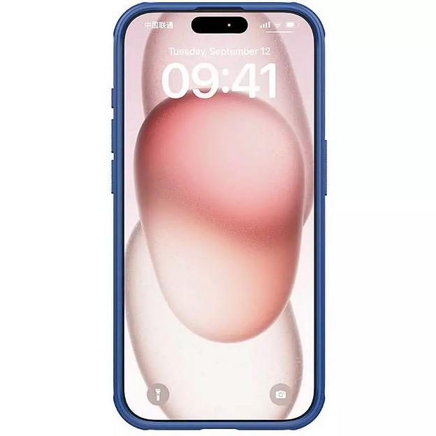 Чехол Super Frosted Shield Pro, синий, (AP IP15 Pro) фото 2