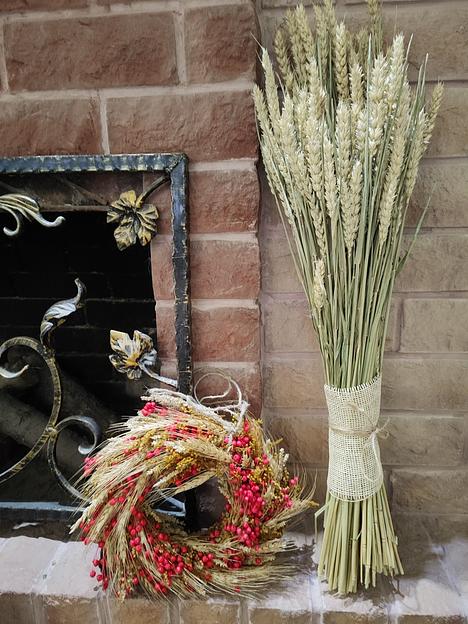 Букет из сухоцветов 30 см код 119620570 ОПТ фото 2