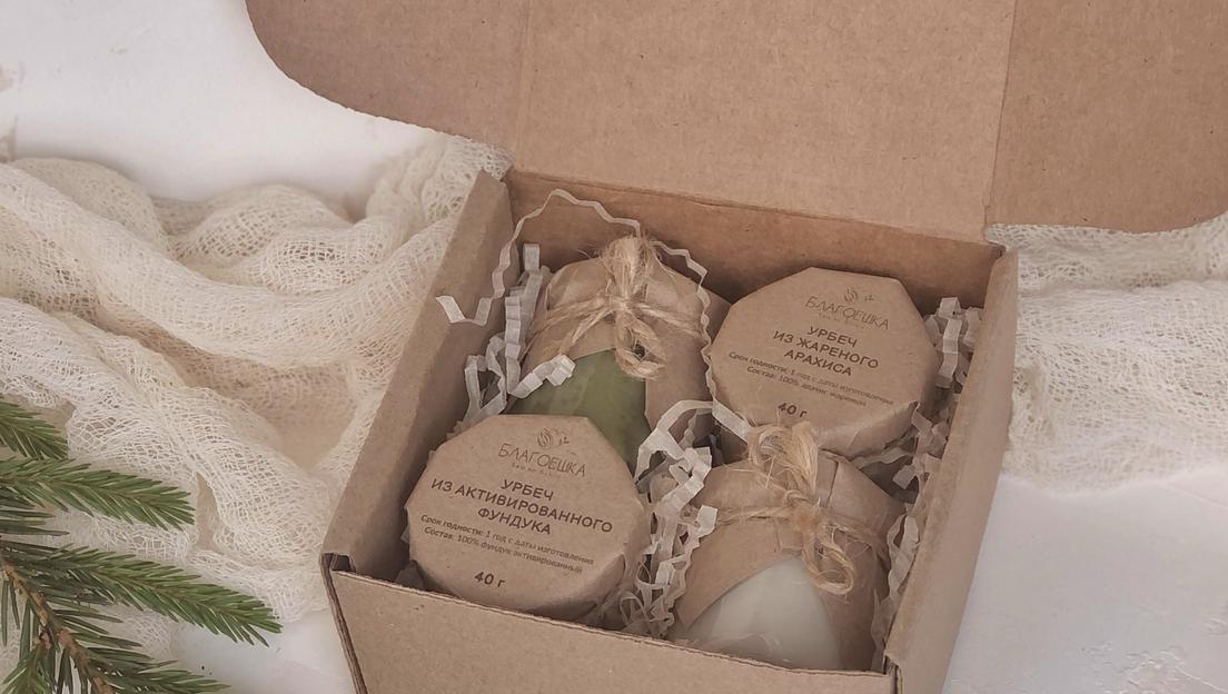 Подарочный набор натуральных паст/урбеча № 1 ОПТ фото 2