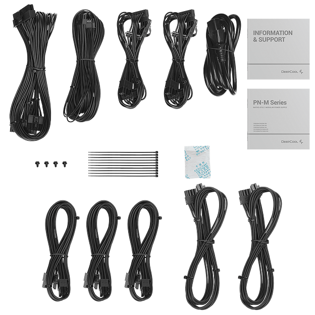 Блок питания 1000W GamerStorm (Deepcool) PN1000M (ATX, 20+4 pin, 120mm fan, PCI-E 6+2Px3, 8xSATA) (R-PNA00M-FC0B-WGEU) фото 8