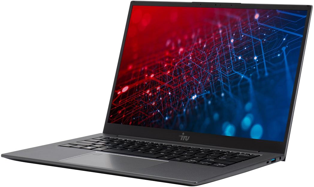 Ноутбук IRU Planio 14INP N-series N100 8Gb SSD256Gb Intel UHD Graphics 15.6" IPS FHD (1920x1080) Free DOS grey WiFi BT Cam 5000mAh (2023738) фото 2