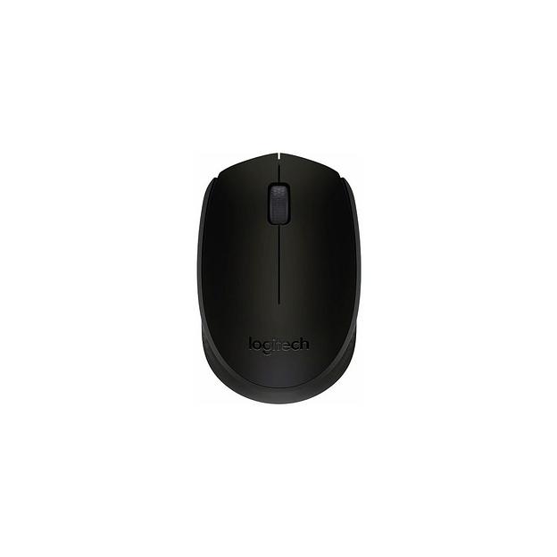 Мышь беспроводная Logitech B170, радио, оптическая, USB, 1000dpi, черный и темно-серый [910-004659] фото 1