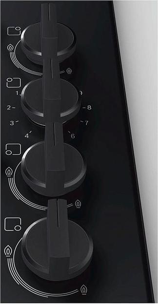 Газовая варочная поверхность Bosch PBY6C6B62O черный фото 2
