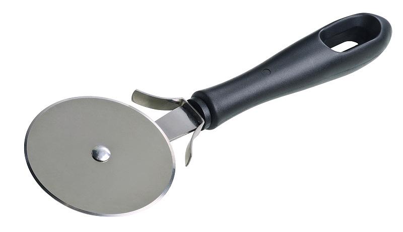 Нож для пиццы d= 6,5 см. нерж. с черной пластик. ручкой FM /1/6/ фото 1