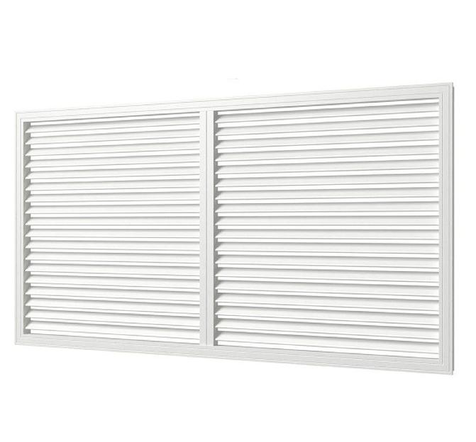 Решетка вентиляционная вытяжная АМН - АМН 600х600 - 600х600 фото 1