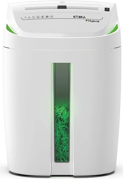 Шредер Kobra S4-Hybrid E/S серый (секр.Р-2) ленты 20лист. 40лтр. скрепки скобы пл.карты CD фото 2