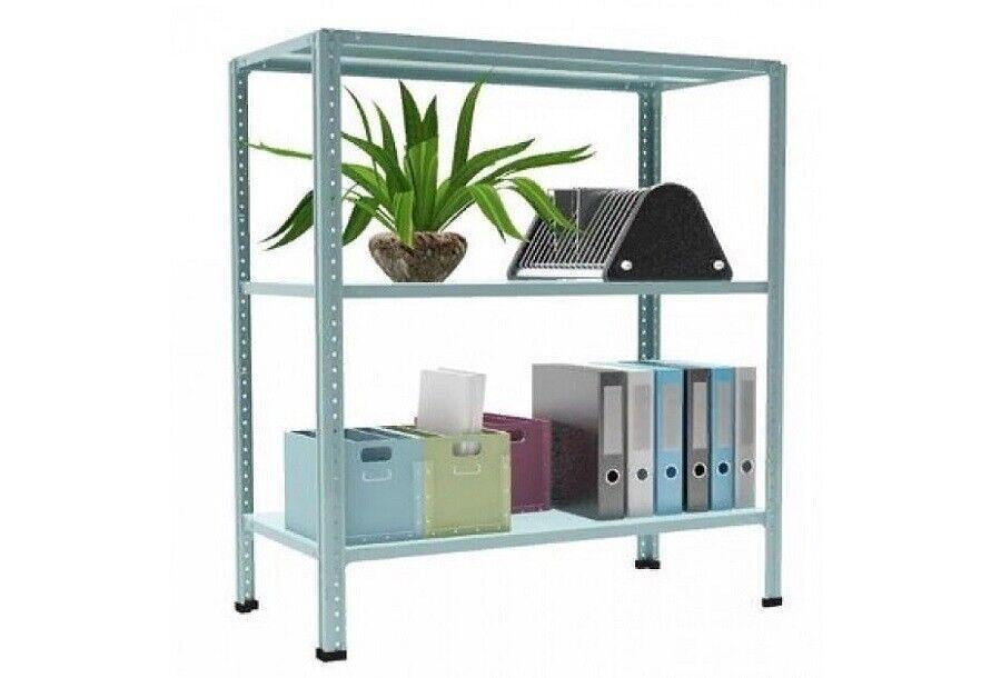 Стеллаж архивный металлический, 1200х700х300 мм, 2 полки фото 1