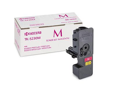 Картридж лазерный Kyocera TK-5230M 1T02R9BNL0 пурпурный (2200стр.) для Kyocera P5021cdn/cdw M5521cdn/cdw фото 1