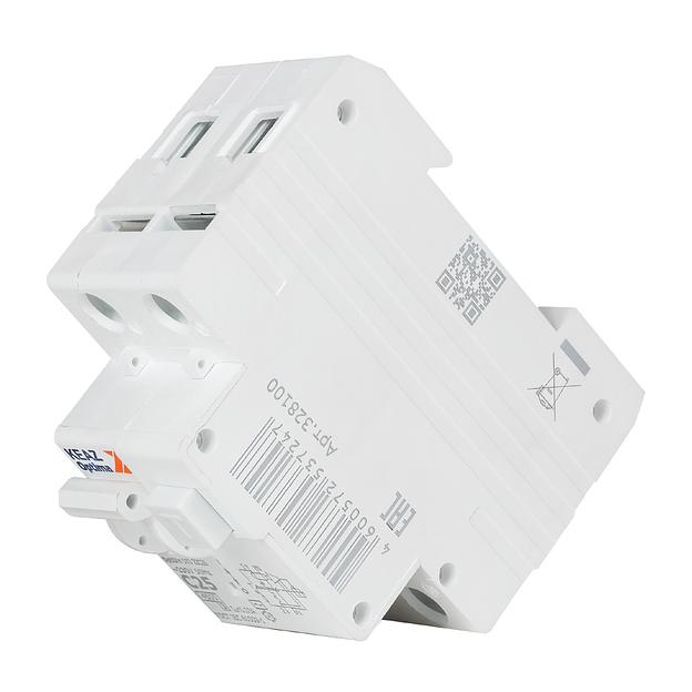 Выключатель автоматический дифференциального тока 2п с защитой от сверхтоков OptiDin D63-22C25-AC-У3 C25 30мА 4.5кА КЭАЗ 328100 фото 5