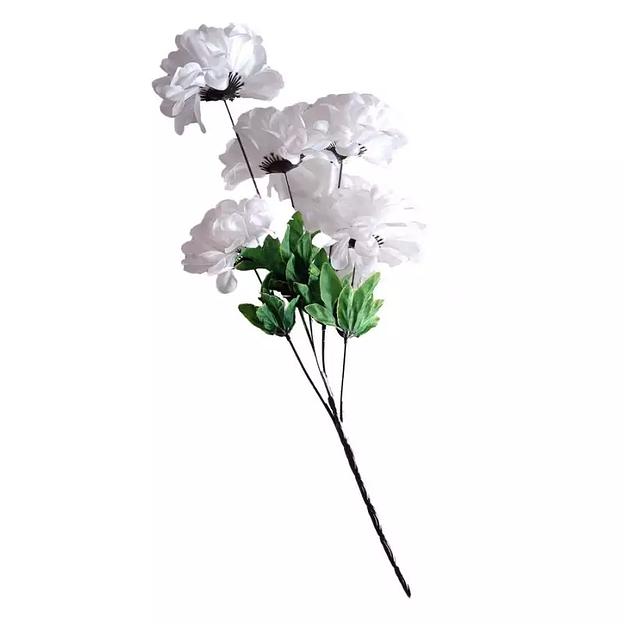 Декоративное растение с шафранами 5 голов 57см 379-494 фото 3