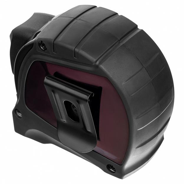 Рулетка Doppelhaken, 8 м x 25 мм, двухсторонний зацеп, нейлон, двуст. шкала, автоматич фото 2