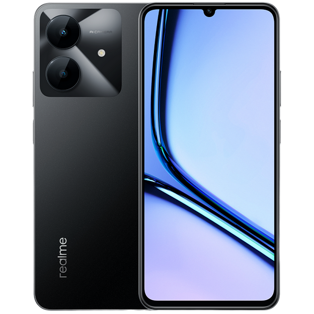 Смартфон Realme 60х RMX3938 3/64Gb черный фото 2