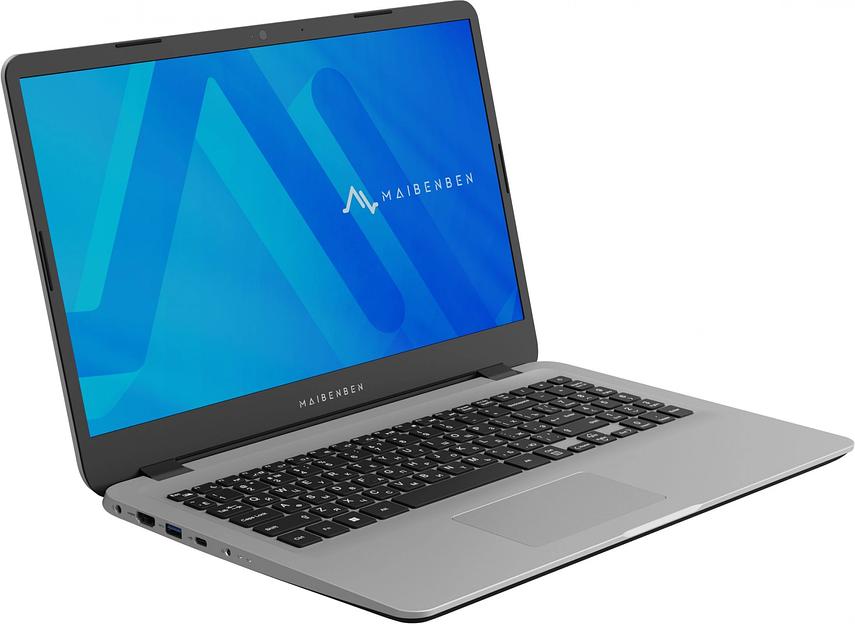 Ноутбук Maibenben M543 Ryzen 3 4300U 16Gb SSD512Gb AMD Radeon Graphics 15.6" IPS FHD (1920x1080) Linux silver WiFi BT Cam 4450mAh (M5431SF0LSRE0) фото 2
