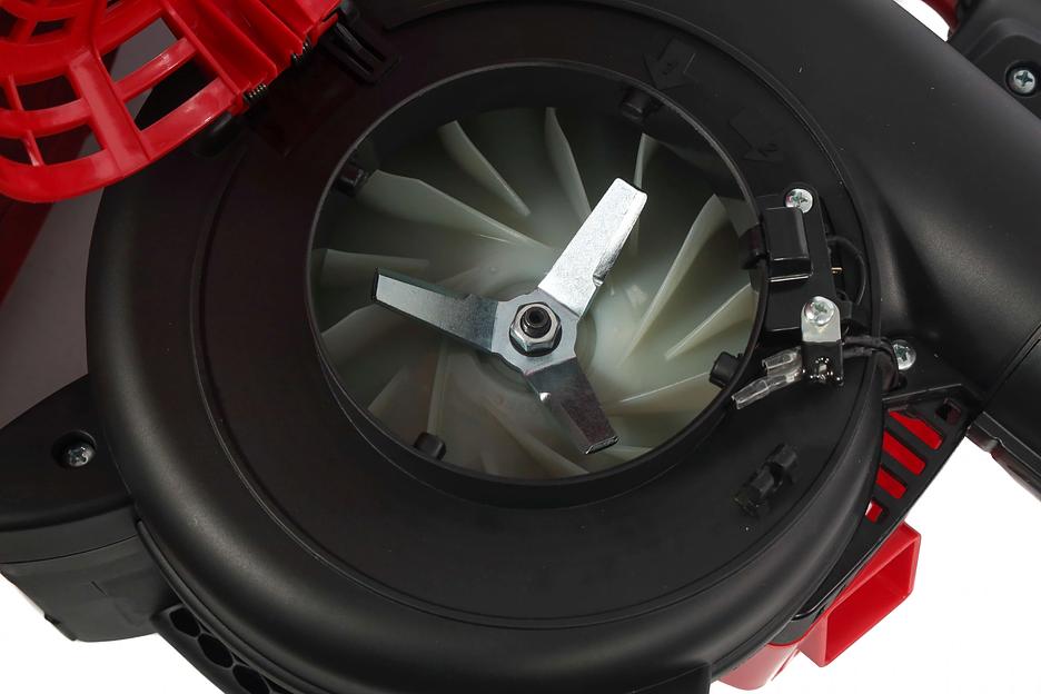 Воздуходувка-пылесос Интерскол ВБ 28П черный/красный фото 5