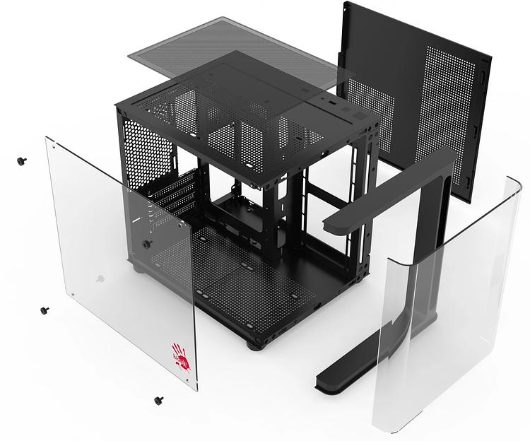 Корпус Bloody BD-CC104 черный без БП mATX 5x120mm 1xUSB2.0 1xUSB3.0 audio фото 8