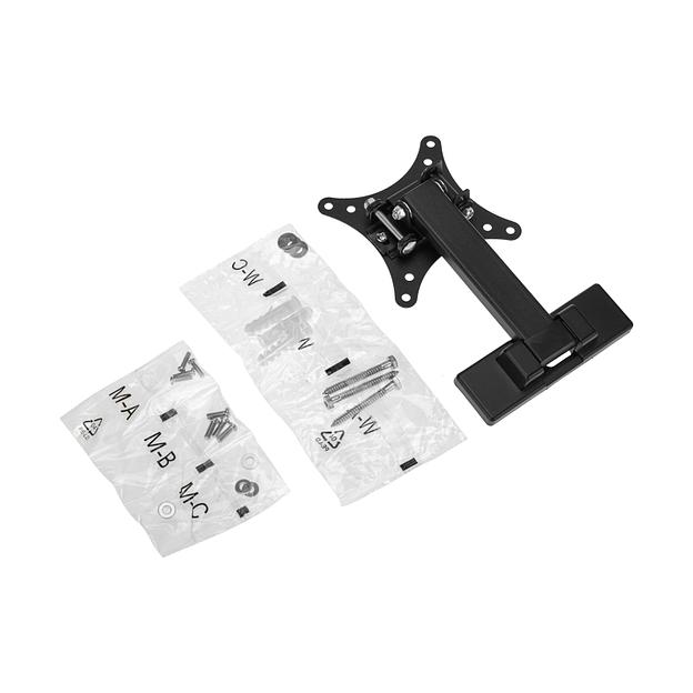 Кронштейн для телевизора 13-27 наклонно-пово ротный одно колено HOME, фото 2