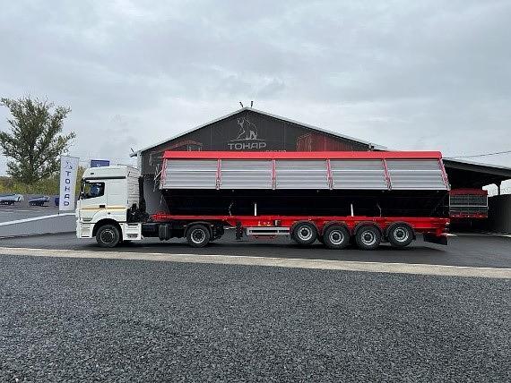 Полуприцеп-Зерновоз Самосвал Тонар 9989 58 куб.м 4 оси фото 3