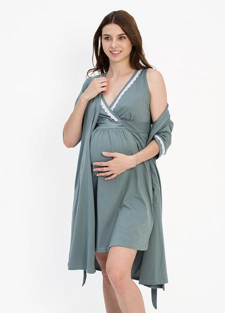 Комплект для беременных и кормящих, хаки, Опт фото 1