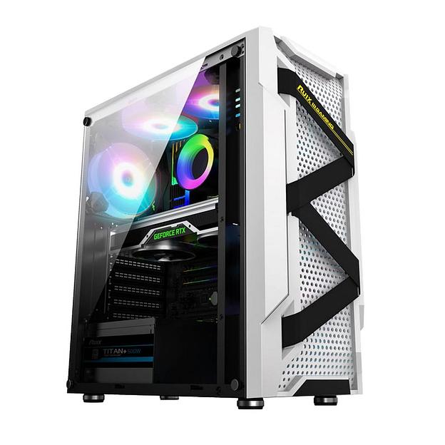 Корпус ALSEYE Warrior-W Mini-ITX/Micro ATX/ATX, USB2.0*2+HD Audio+USB3.0*1, "H.D.D.(3.5")*2pcs+S.S.D(2.5")*2pcs, 354*185*413mm" фото 1