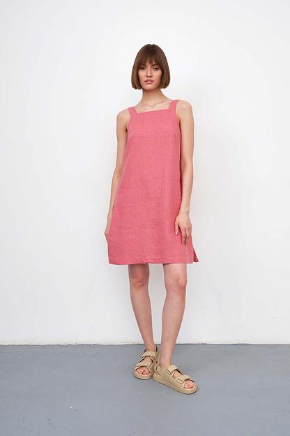 Сарафан короткий D010_ROSE/Розовый фото 1