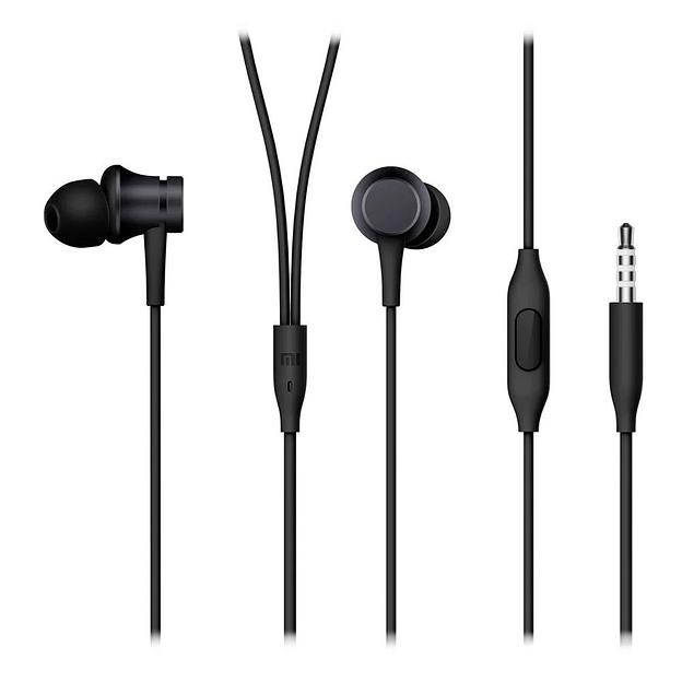 Проводные наушники с микрофоном Xiaomi Mi In-Ear Headphones Basic Black HSEJ03JY (ZBW4354TY) (522184) фото 1