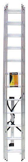 Лестница Вихрь ЛА 3х12 двусторонняя алюминий 12ступ. (73/5/1/19) фото 1