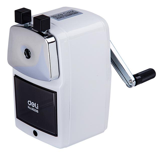 Точилка для карандашей механическая Deli E0620 1 отверстие ассорти фото 3