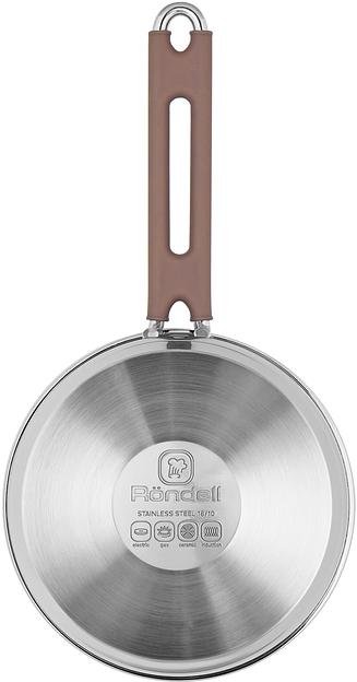 Ковш Rondell Etery RDS-1598 1.3л. d=16см (с крышкой) стальной фото 3