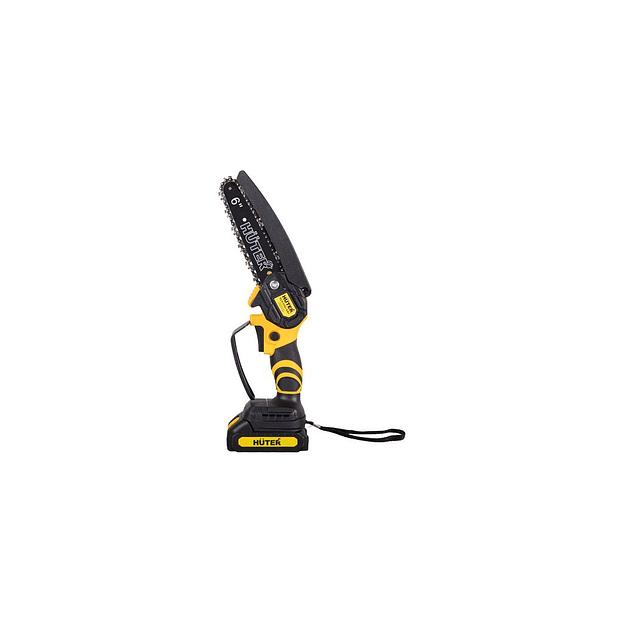 Цепная пила Huter ELS-2/6Li, аккумуляторная, 20В, 2Ач, с одним аккумулятором [70/10/33] фото 1