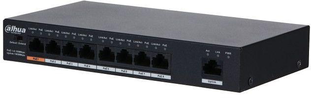 Коммутатор Dahua DH-PFS3009-8ET1GT-96 неуправляемый фото 4
