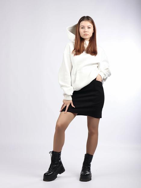 Юбка женская OKSMILE «Джерси» чёрная фото 4