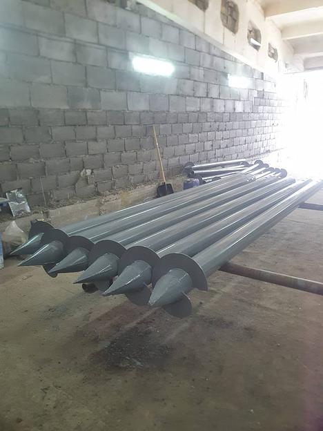 Винтовая свая СВС 73х5,5х4500мм фото 1