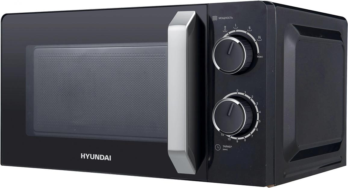 Микроволновая Печь Hyundai HYM-M2052 20л. 700Вт черный/серебристый фото 1