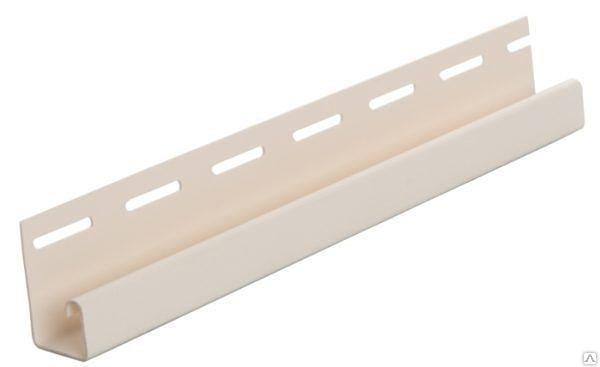 J-профиль для сайдинга белый фото 1