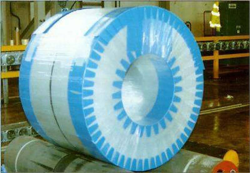 Защитная упаковка для рулона листовой стали из сотового полипропилена фото 1