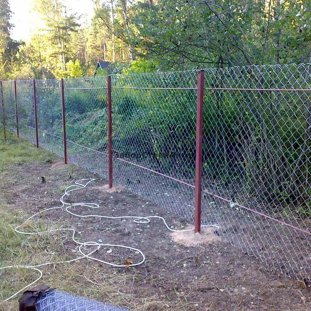 Заборы из сетки-рабицы опт фото 4