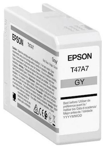 Картридж Epson SinglepackGrayT47A7UltraChromePro10ink50ml (C13T47A700) фото 1