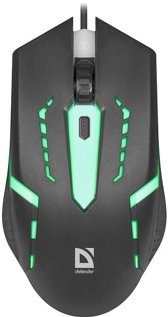 Мышь Defender Flash MB-600L черный оптическая (1200dpi) USB (3but) фото 2